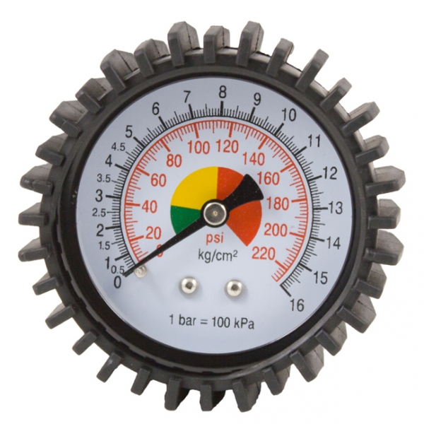Манометр для пистолета подкачки 1/4"  TCP-287M-K3