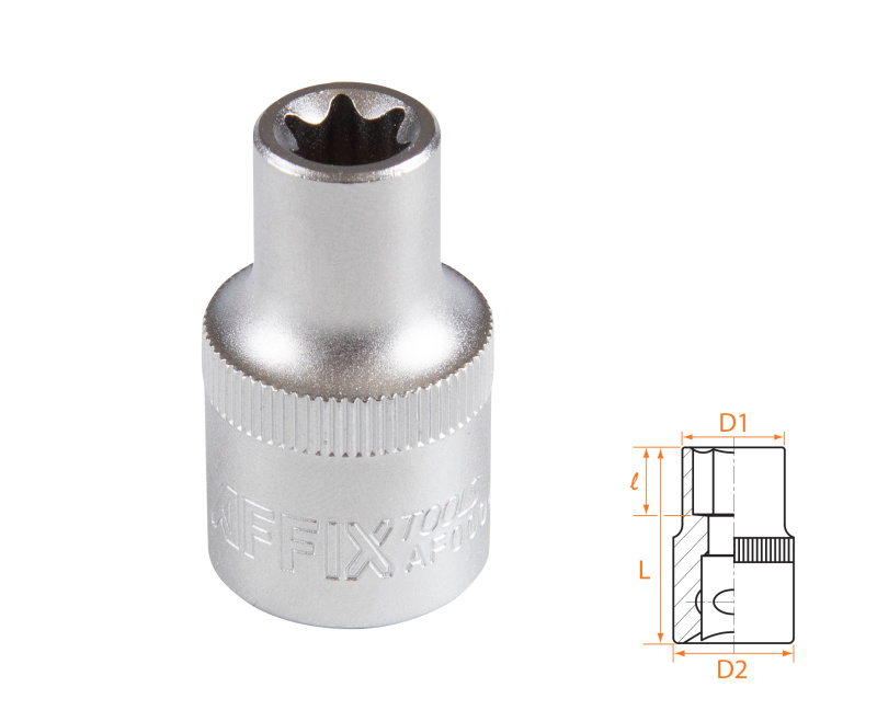 AFFIX Головка торцевая TORX Е-стандарт 1/2", E11 AF00043011