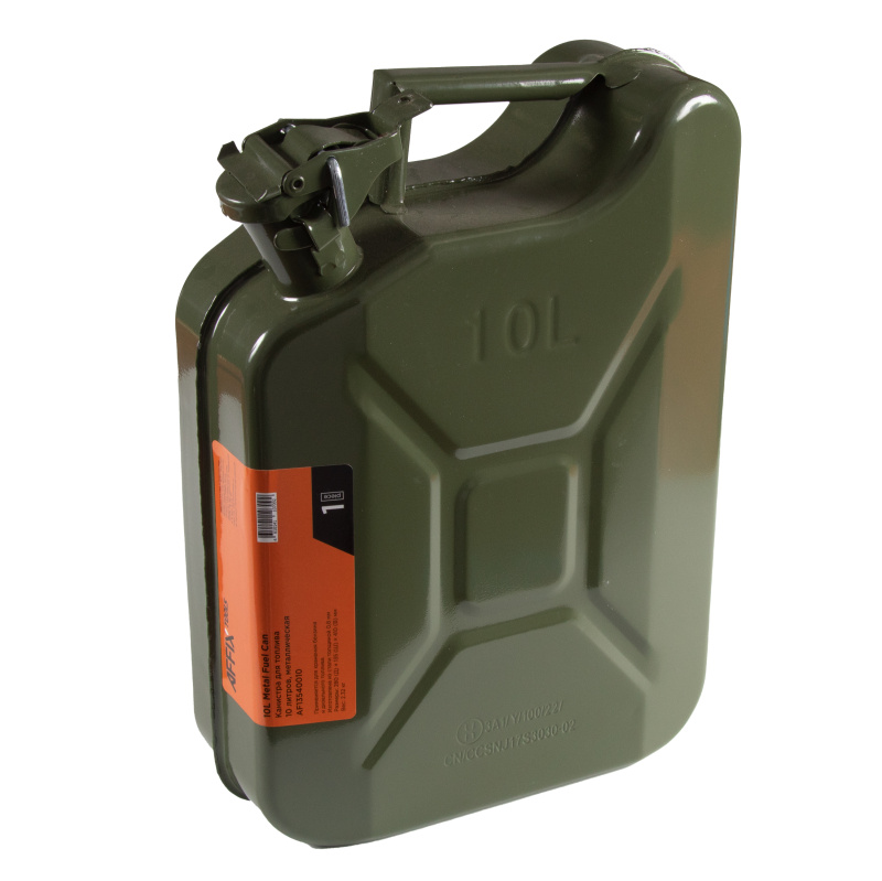 AFFIX Канистра для топлива, 10 л, металлическая AF13540010