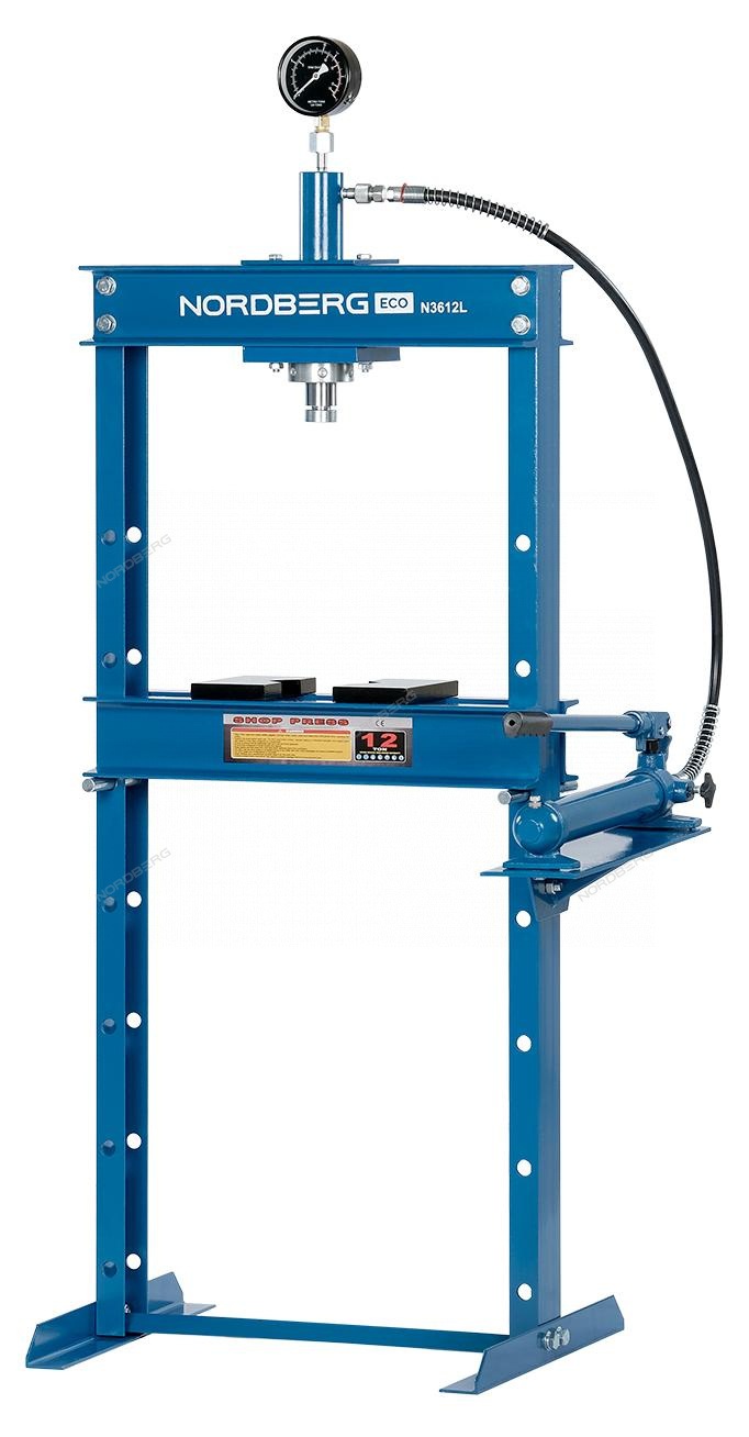 Пресс гидравлический 12т, разборная рама NORDBERG N3612L