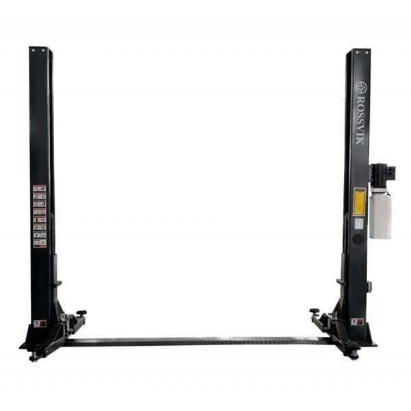 Автоподъемник двухстоечный г/п 4.0т, 220В, с нижней синхронизацией. серый цвет ROSSVIK V2-4 