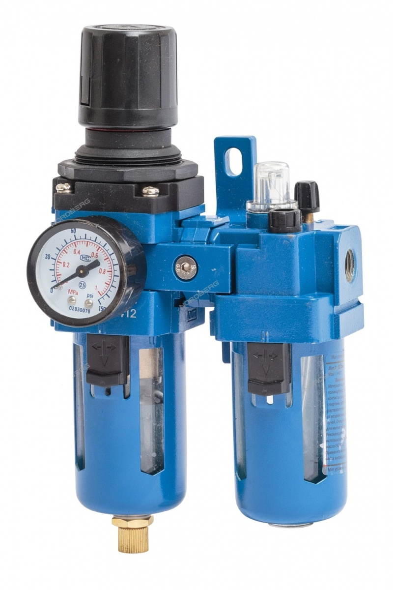 Фильтр воздушный с редуктором и лубрикатором 1",4000 л/мин NORDBERG  NP8415