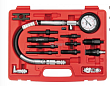 Компрессометр (дизел.) в наборе, (легковые авто), в пласт. кейсе